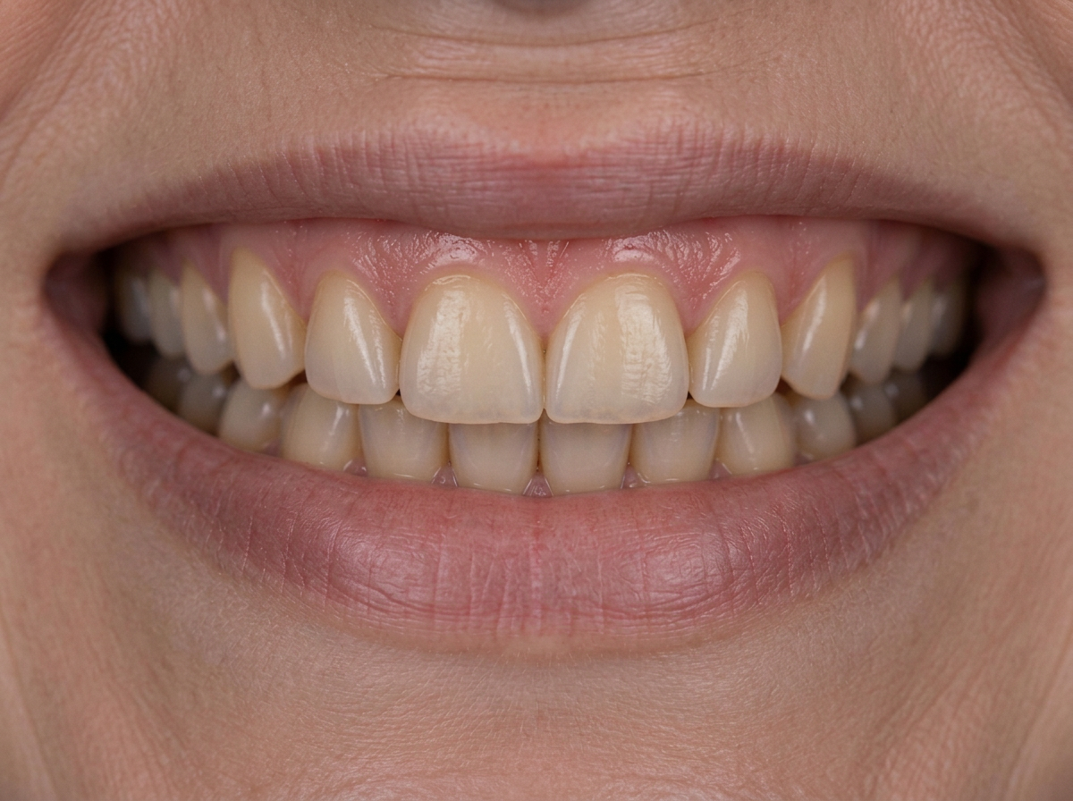 Rebuilding Worn Teeth — before and after comparison