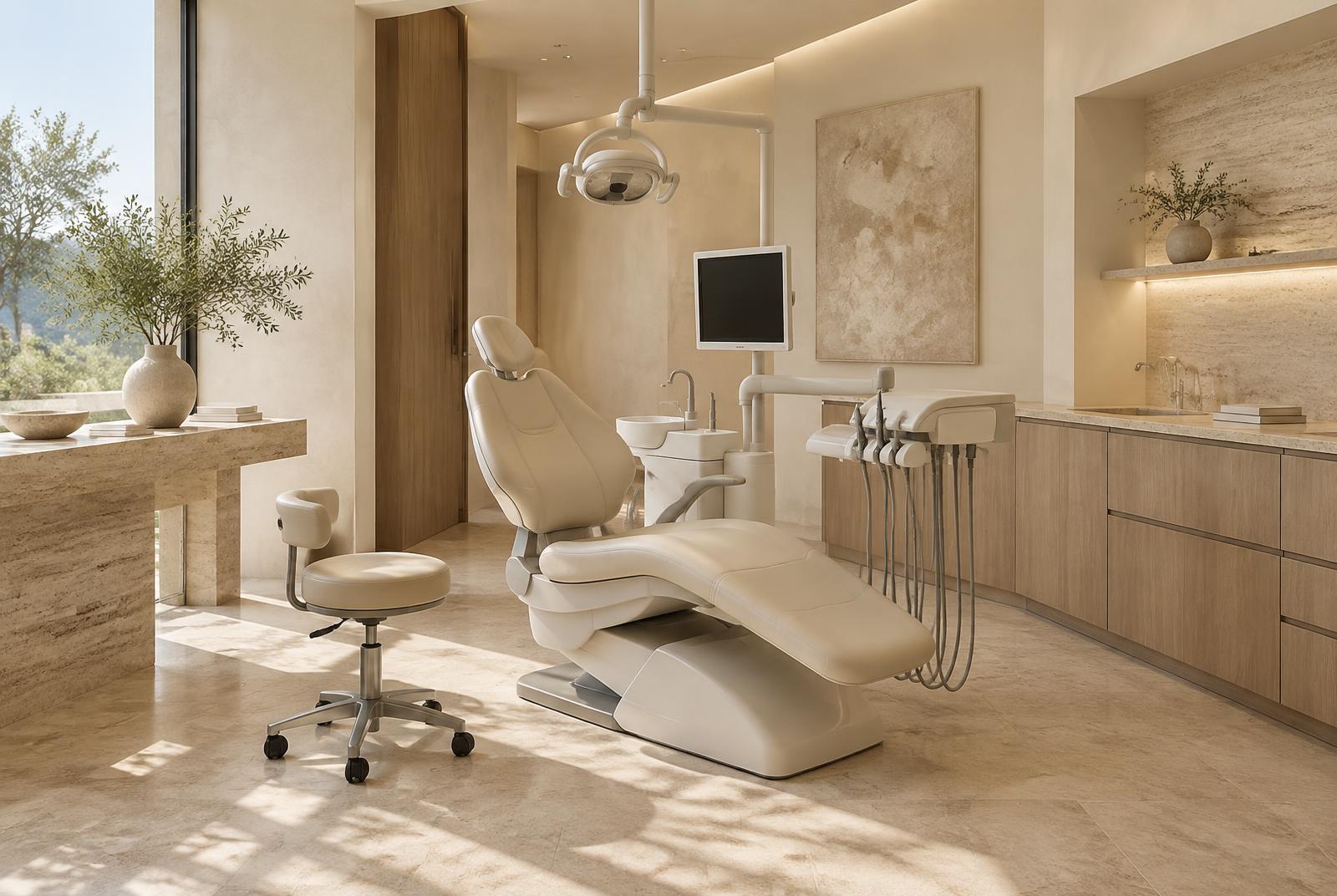 A calm, light-filled treatment room